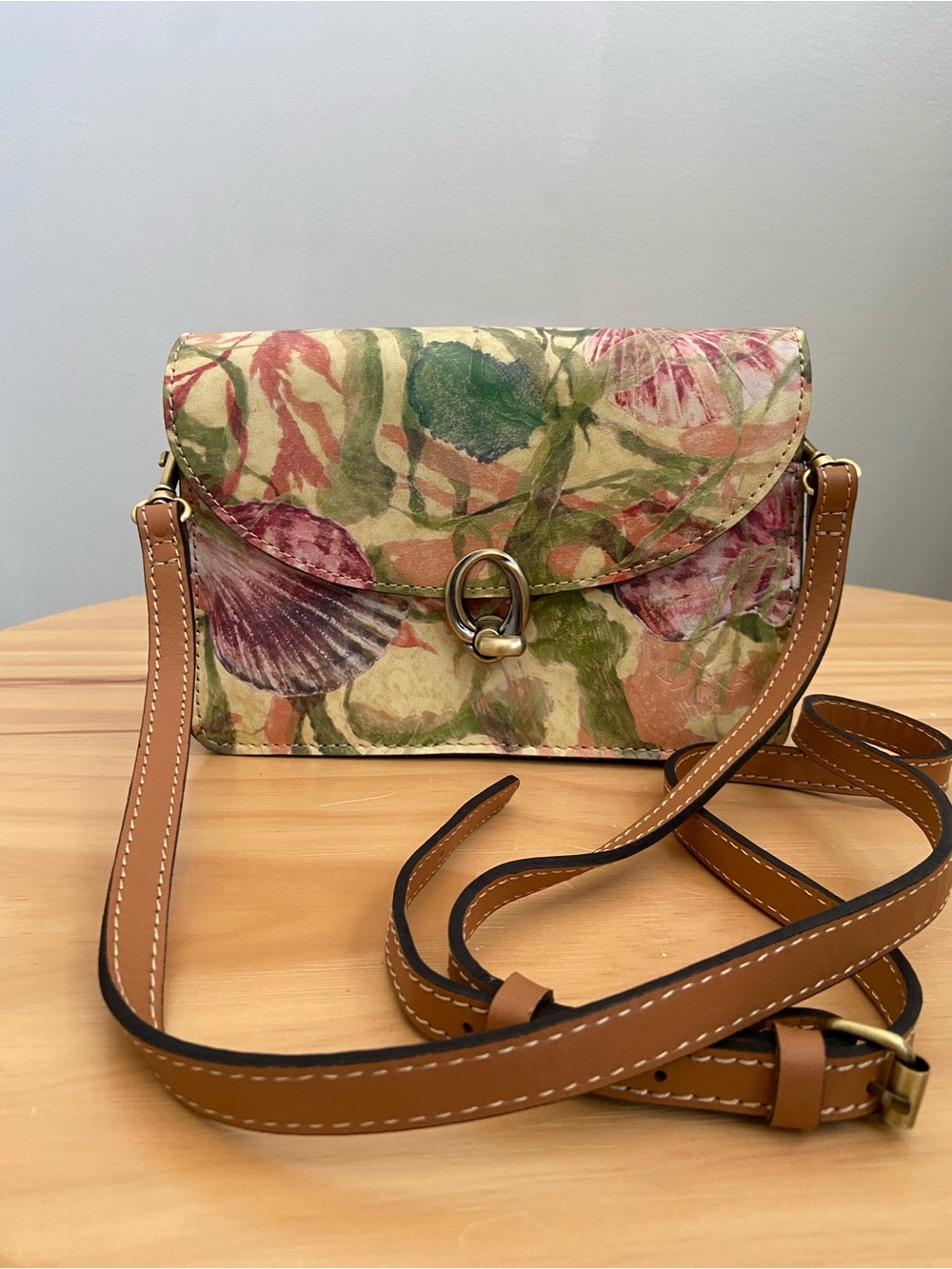 Patricia Nash Bella Leather Crossbody Bag